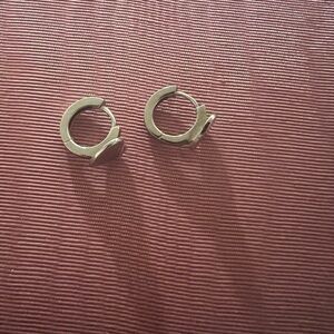 Heart Huggie Earrings